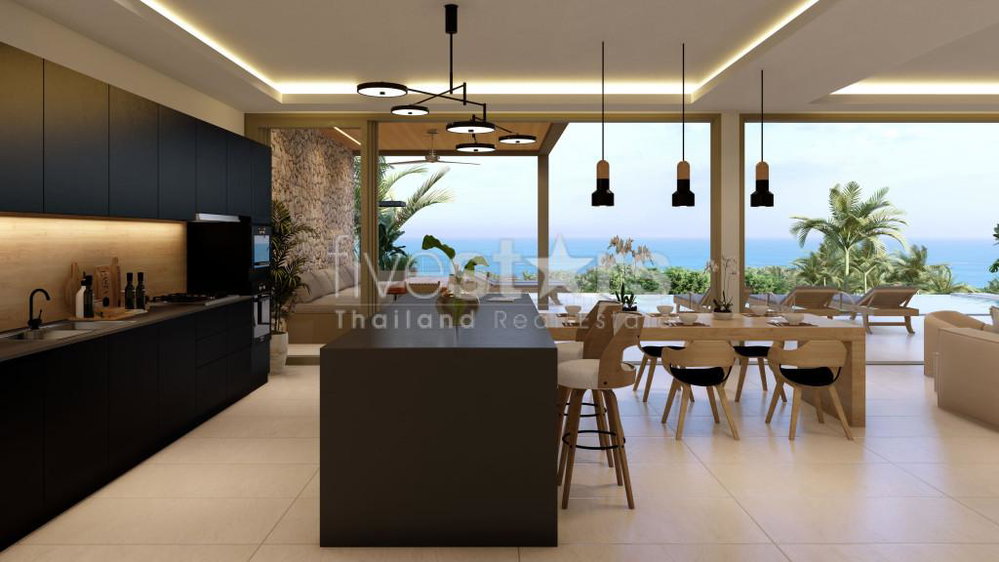 Stunning 4 bedrooms seaview villa for sale in Bophut Hill 2233460901