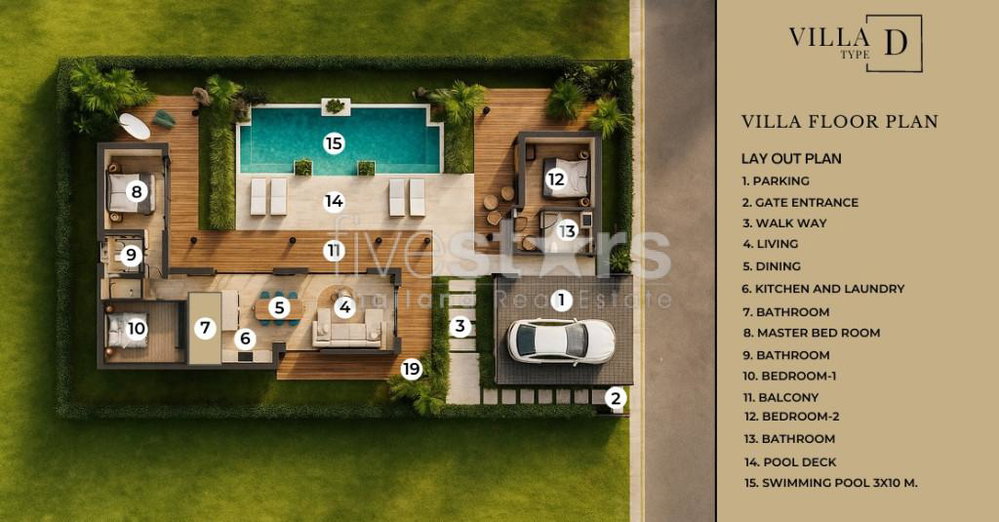 3 Bedrooms villa for sale – Bang por, Samui 4118092842