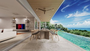 4 Bedrooms Sea-View Villas for Sale, Lamai 591256407
