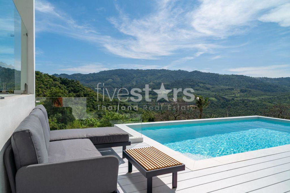 Modern Hillside 3-Bedroom Pool Villa for Sale in Bophut, Koh Samui 375815628