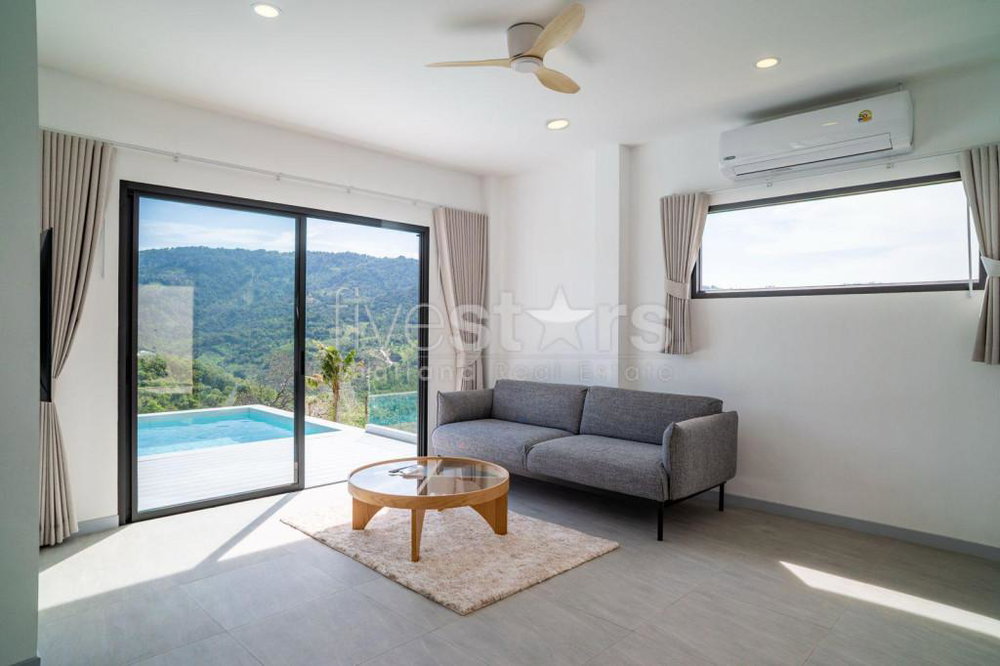 Modern Hillside 3-Bedroom Pool Villa for Sale in Bophut, Koh Samui 375815628