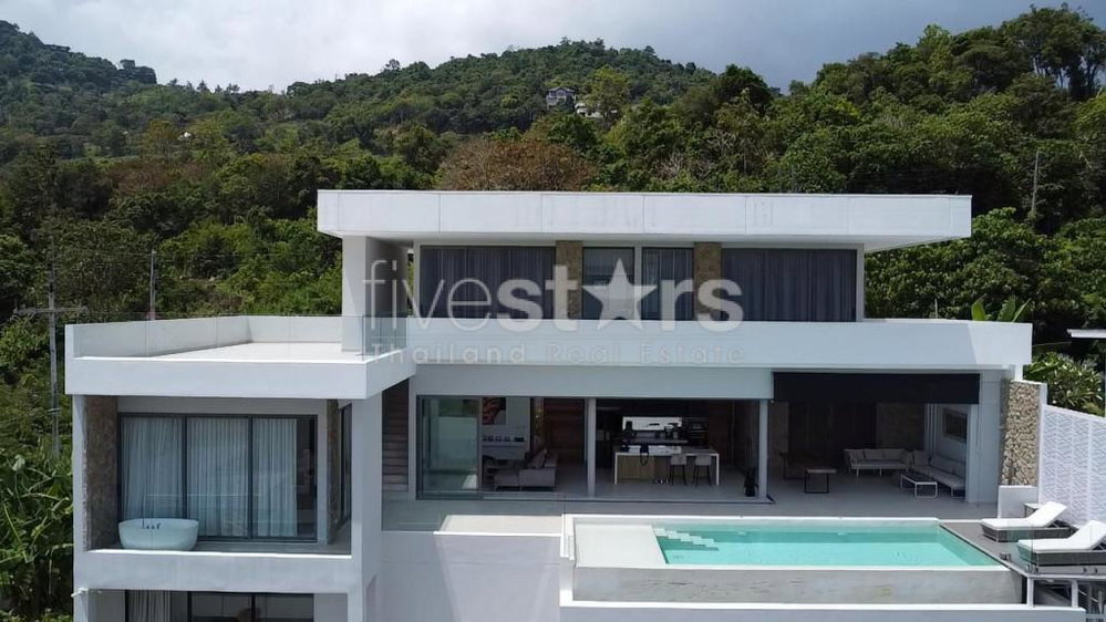 Modern Tropical Sea View 4-Bedroom Villa for Sale in Bophut 2281891951