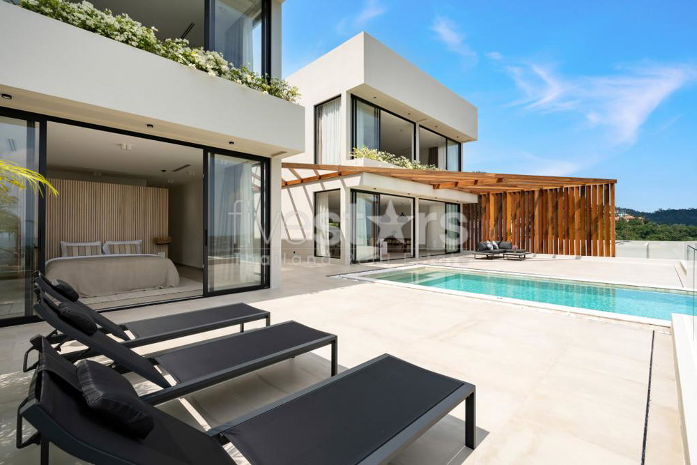 4-Bedroom Luxury Villa for sale with Panoramic Sea Views – Chaweng 4278573305