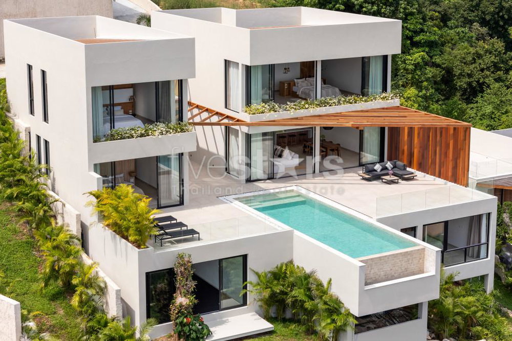 4-Bedroom Luxury Villa for sale with Panoramic Sea Views – Chaweng 4278573305