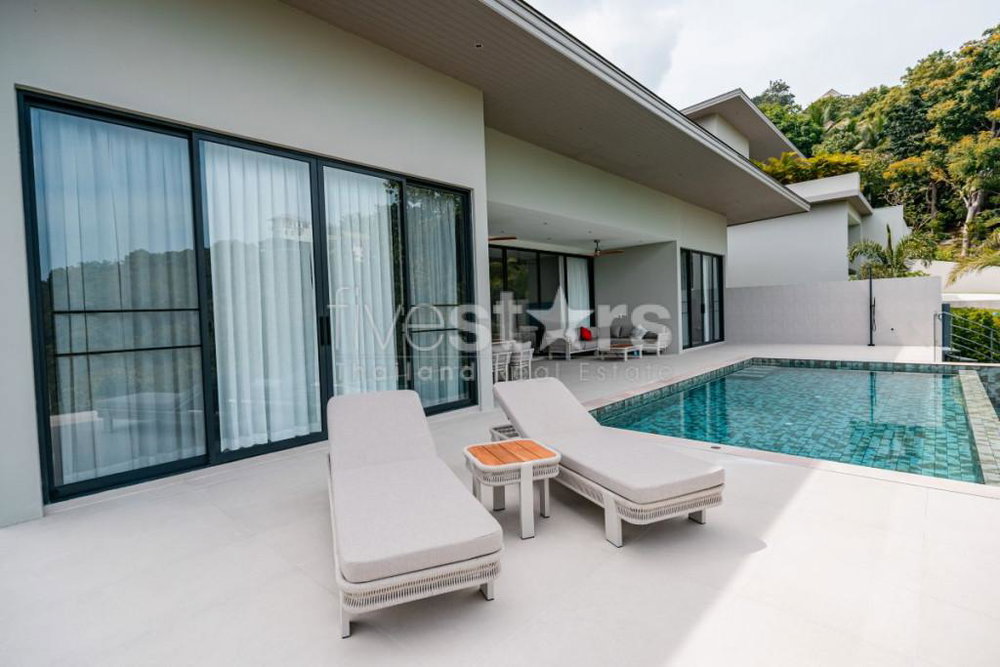 Sea View Pool Villa in Gated Community Bang Por, Koh Samui 3782421921