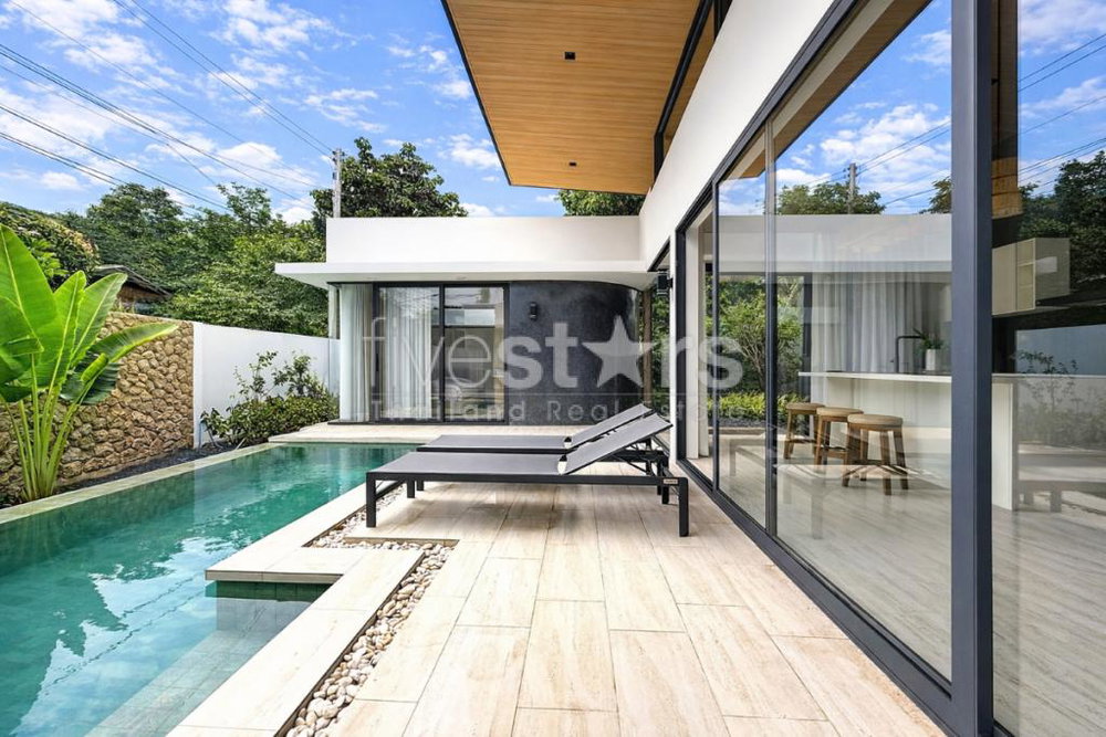 Tropical Modern 3-Bedroom Pool Villa for Sale – Bang Po, Koh Samui 1332176089