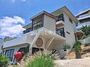 Exceptional 3-Bedroom Villa – Balinese Design & Panoramic Sea View Bophut, Koh Samui 1689095991