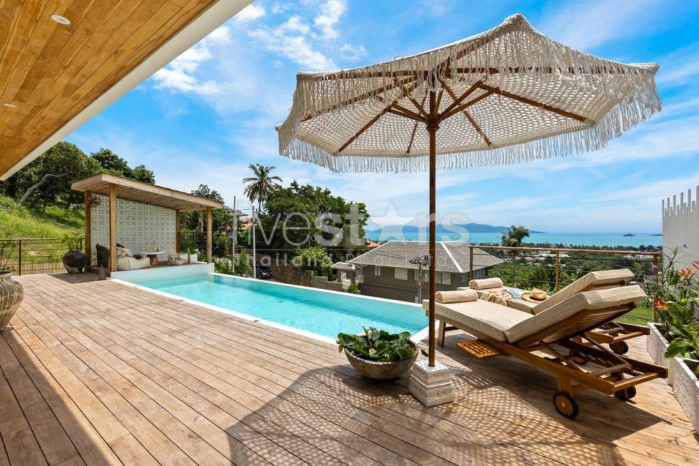 Exceptional 3-Bedroom Villa – Balinese Design & Panoramic Sea View Bophut, Koh Samui 1689095991
