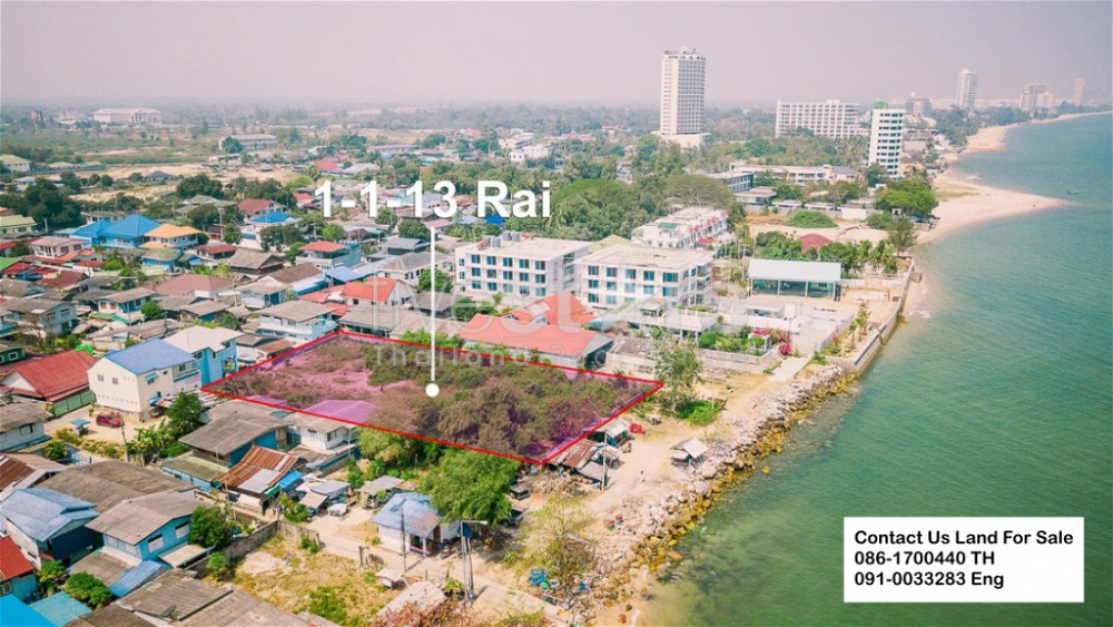 Absolute Beachfront Land Close to the Novotel in Cha Am 3087888406