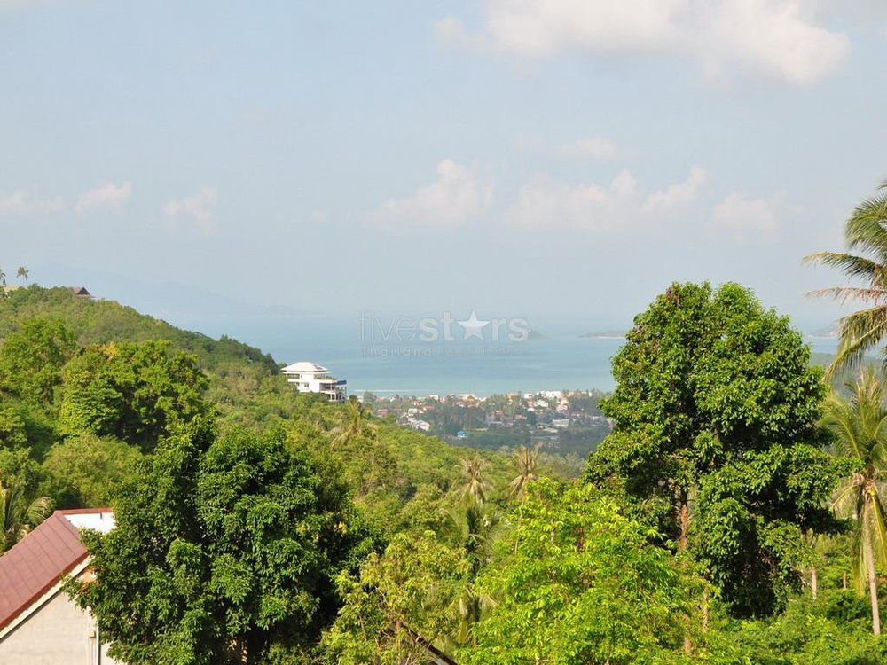 2,400m2 sea view plot on Bophut Hills 1234647988