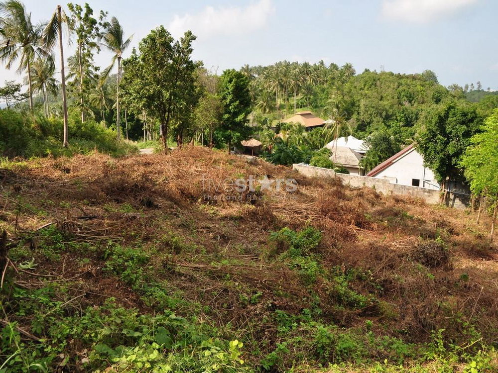 2,400m2 sea view plot on Bophut Hills 1234647988