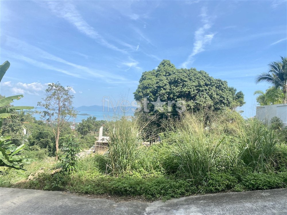 Nice sea-view land plot for sale in Koh Samui 1029160625