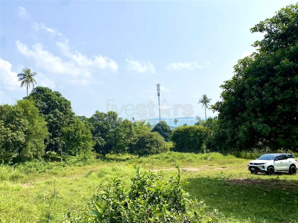Sea-view land plot for sale in Chaweng hill. 4231559314