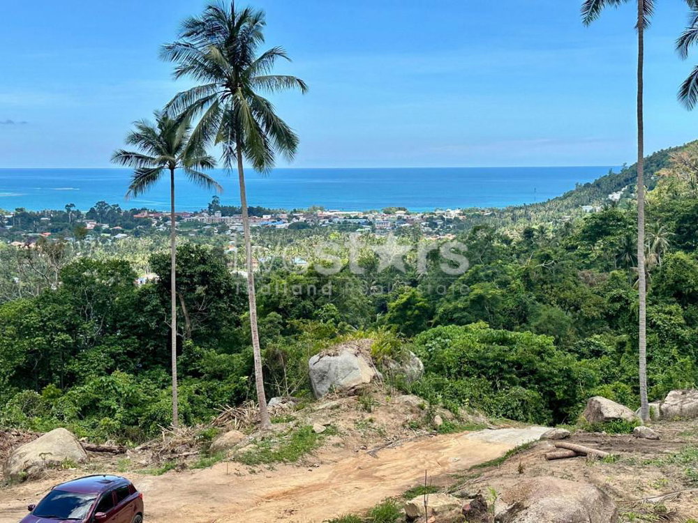 Beautiful sea-view land plot for sale in Lamai 3218215148