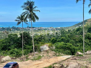 Beautiful sea-view land plot for sale in Lamai 3218215148