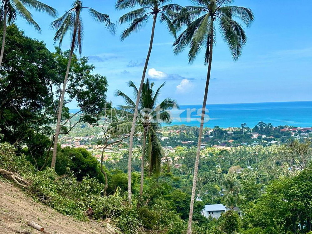 Beautiful sea-view land plot for sale in Lamai 3218215148