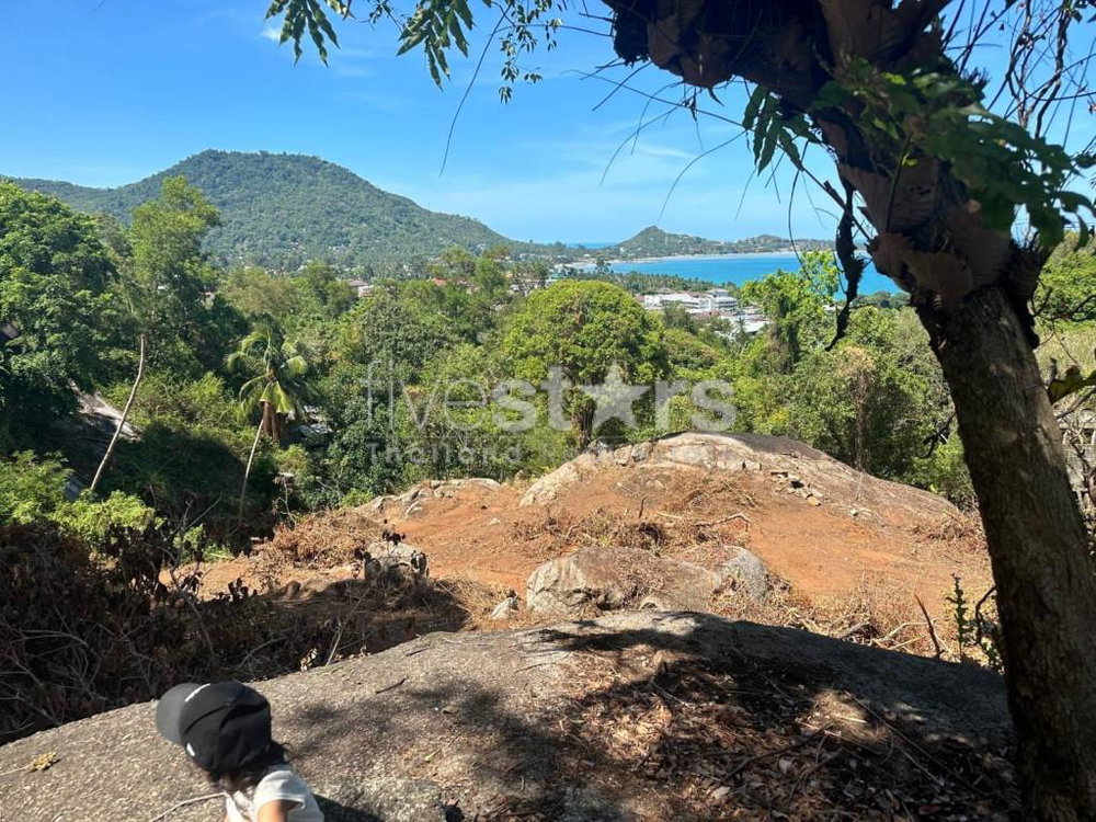 Stunning 3,200 sqm sea view land for sale in Lamai(2 rai) 3012472569
