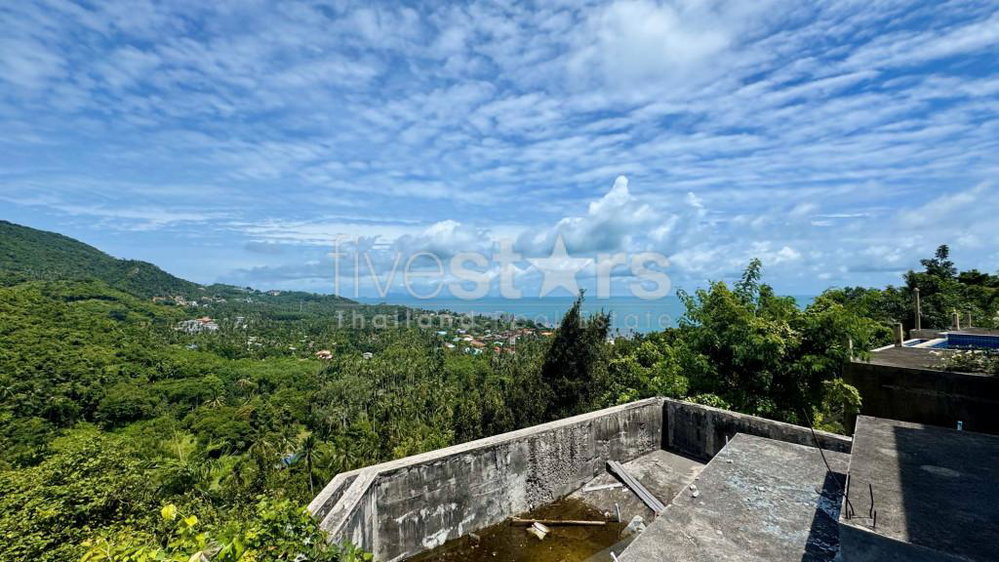 Sea View Land with Partially Constructed Villa for sale – Bangpor Soi 1 2498779853