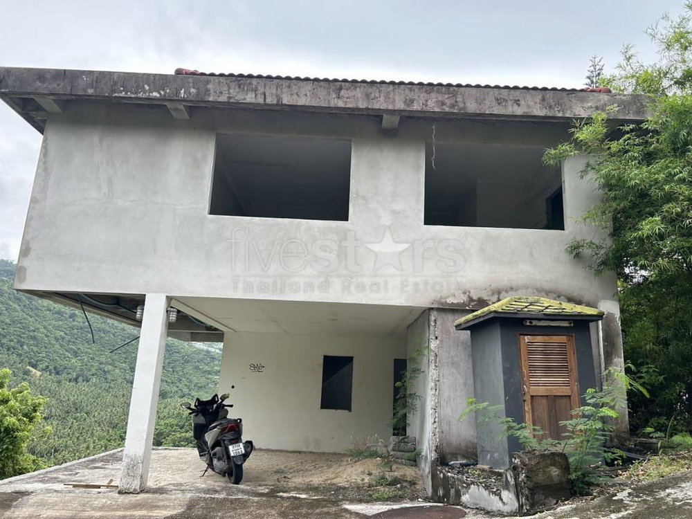 Sea View Land with Partially Constructed Villa for sale – Bangpor Soi 1 2498779853