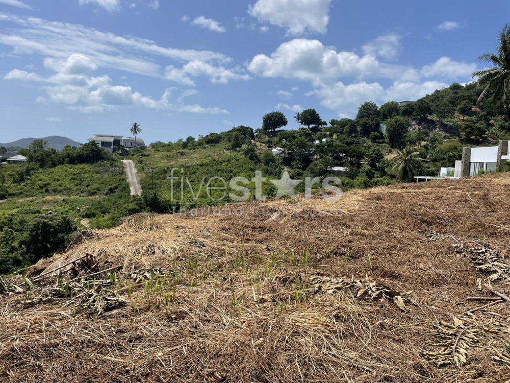 Sea View Land for Sale – Bophut, Koh Samui 1,532 sqm. 4271943638