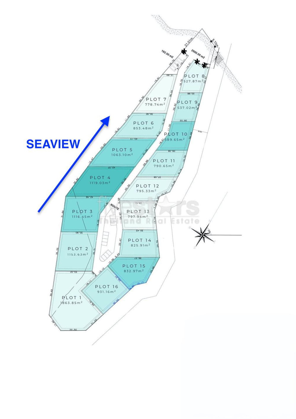 Prime 1,864 sqm Sea View Land Plot for Sale in Bophut Hills 2199311341