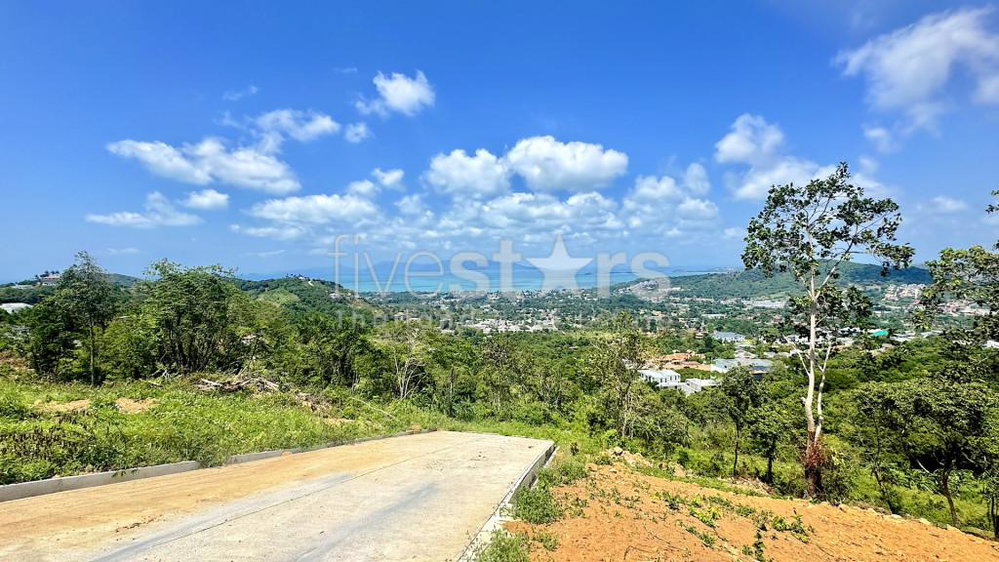 Amazing sea-view land plot for sale in Bophut Hill 2670106860