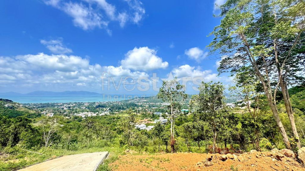 Amazing sea-view land plot for sale in Bophut Hill 2670106860