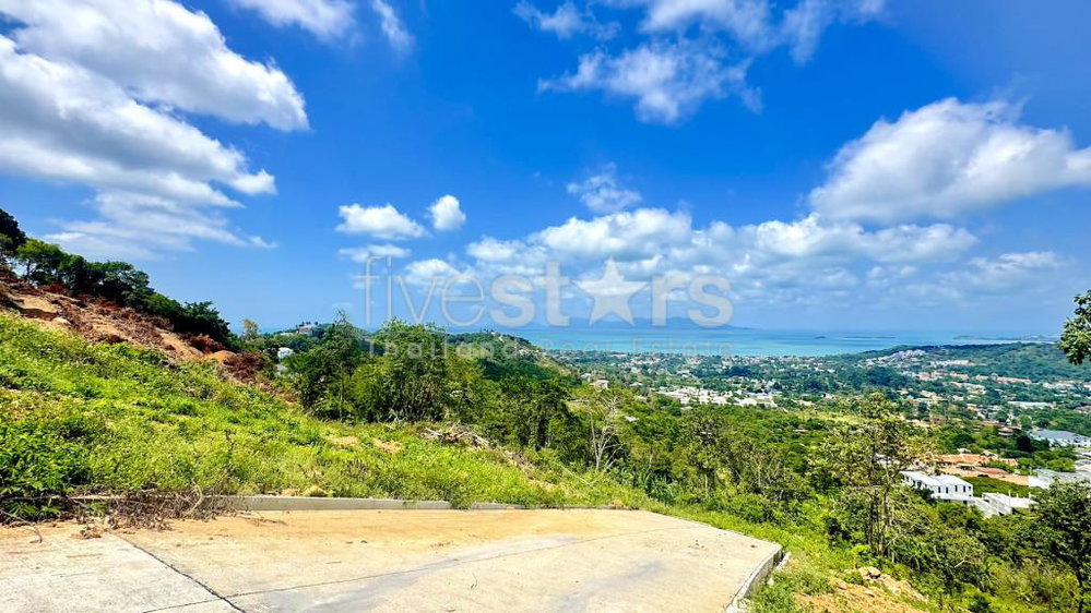 Amazing sea-view land plot for sale in Bophut Hill 2670106860