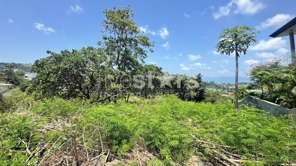 1,200 Sqm sea-view land plot for sale in Bophut 3894519930