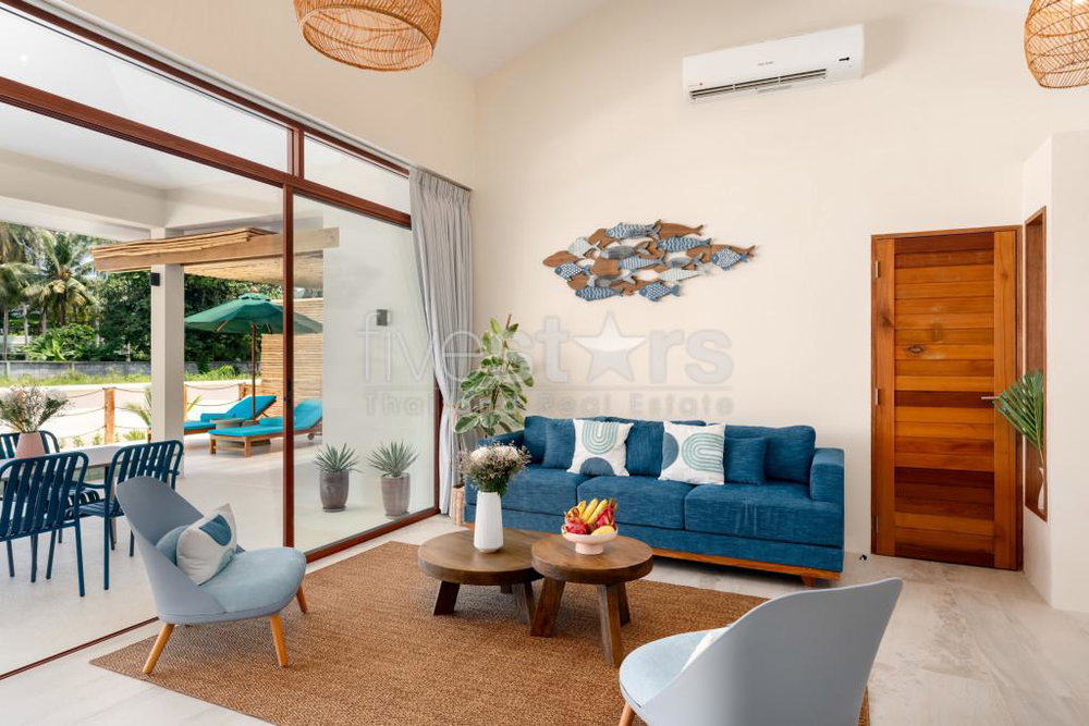 Beachfront Residence with 4 Villas for Sale – Ban Tai Beach, Koh Phangan 3985845884