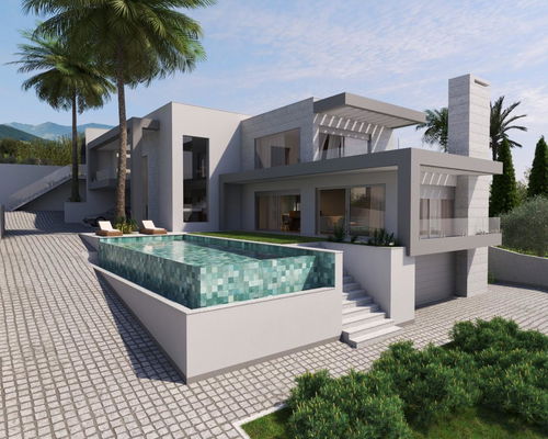 Newbuilt 4+2 bedroom villa in Santa Barbara de Nexe 225311326