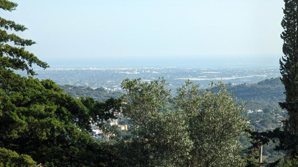Seaview Plot with 500m2 construction potential in prestigious Quinta das Raposeiras (Santa Barbara de Nexe) 3925891958