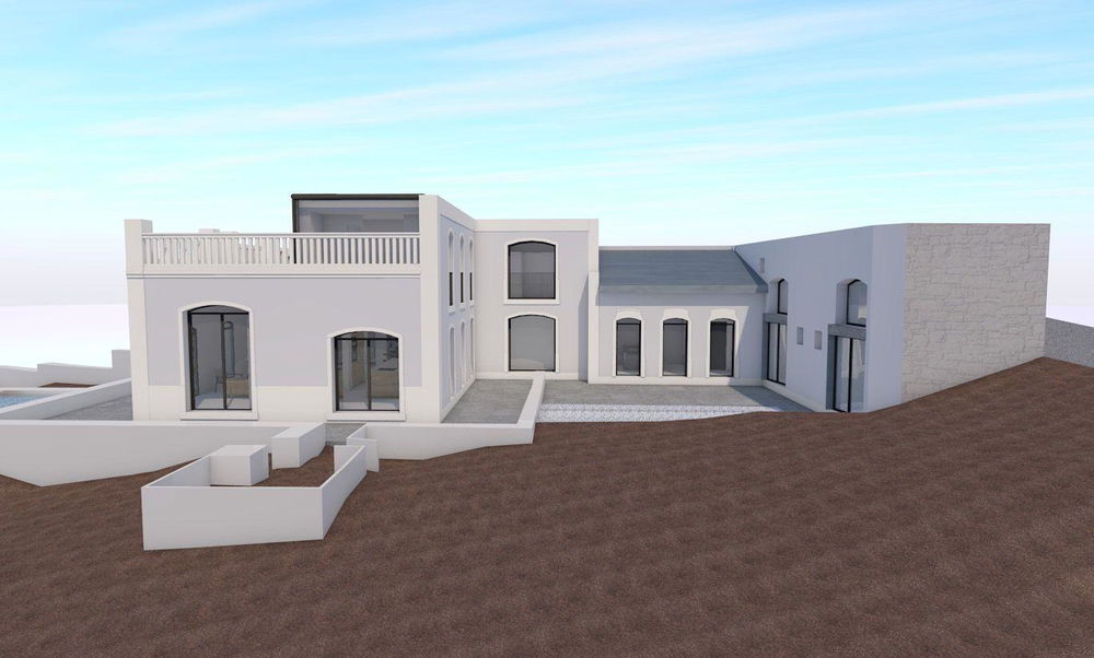 Plot with ruin and submitted project – magnificent sea view, located in Canal, Santa Barbara de Nexe 1489804283