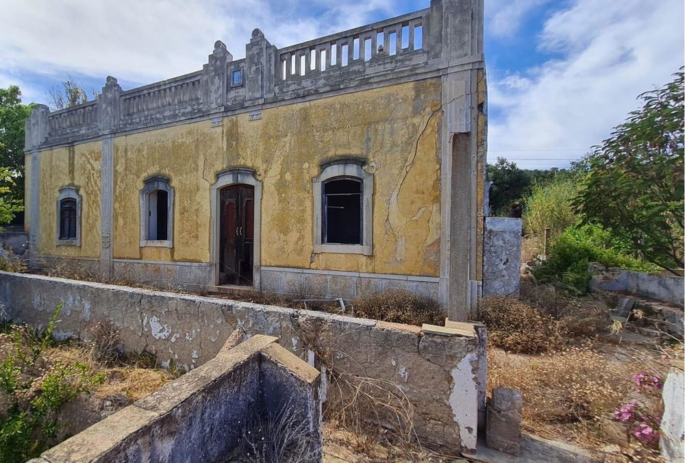 Plot with ruin and submitted project – magnificent sea view, located in Canal, Santa Barbara de Nexe 1489804283