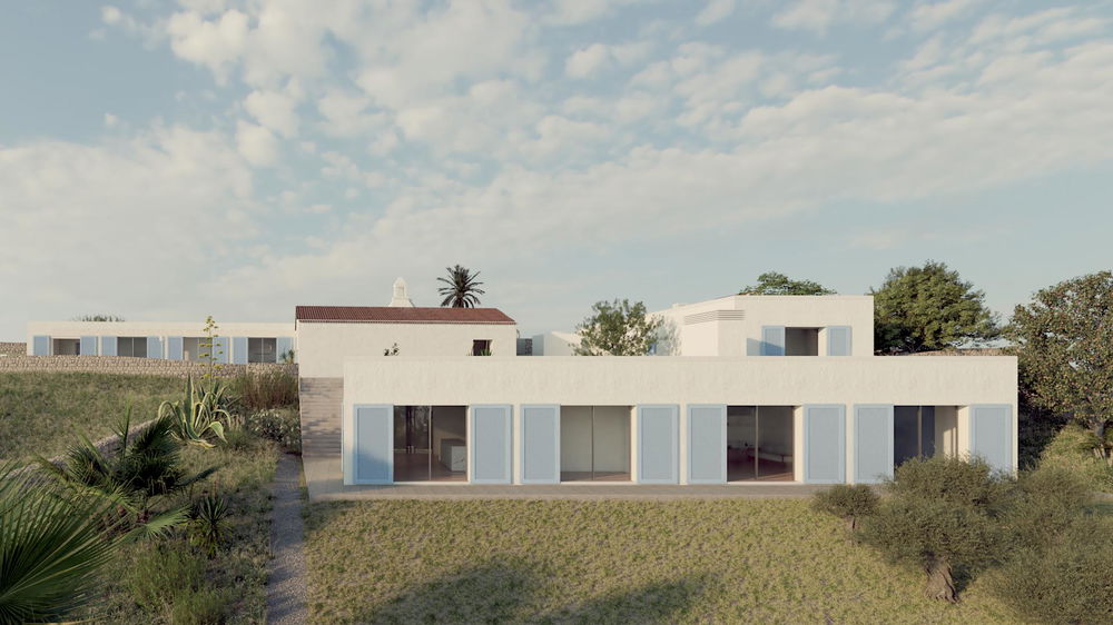 2 plots of a combined total of 4200 m2 with the permission to build 2 houses of up to 300m2 each, in the green hills of Boliqueime 1262133017