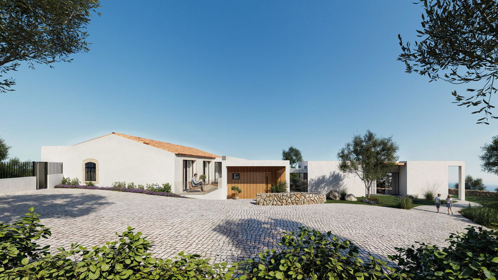 A brand-new villa, featuring a meticulously renovated ruin, with charm and astonishing sea view in Loulé 832173485