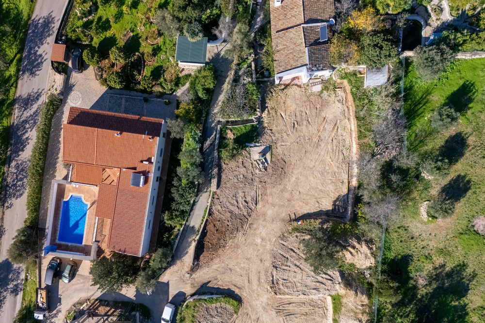 South oriented plot in the gentle hills of São Brás de Alportel with approved project and earthworks done 45672529