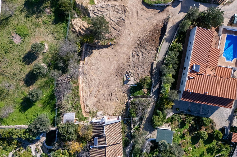 South oriented plot in the gentle hills of São Brás de Alportel with approved project and earthworks done 45672529