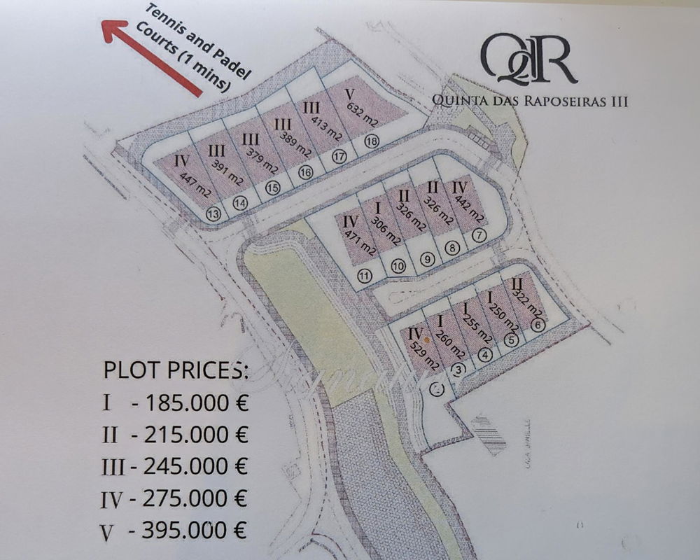 Seaview plots for sale with approved project – Quinta das Raposeiras Phase III 3341828617