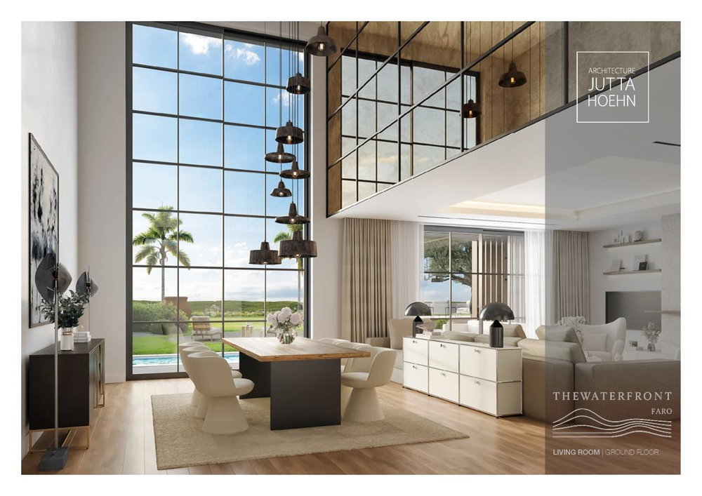 The Waterfront , project in front of the Ria Formosa, is not only a residential development, it is a place where architecture, nature, and lifestyle come together in perfect harmony , created and developed by the architect Jutta Hoehn: Lot 13 813458413
