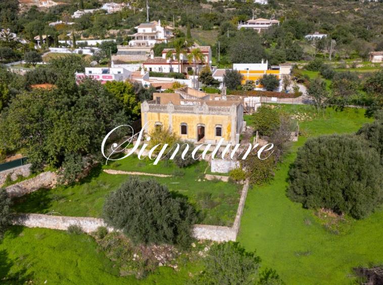 Plot with ruin and submitted project – magnificent sea view, located in Canal, Santa Barbara de Nexe 860638337