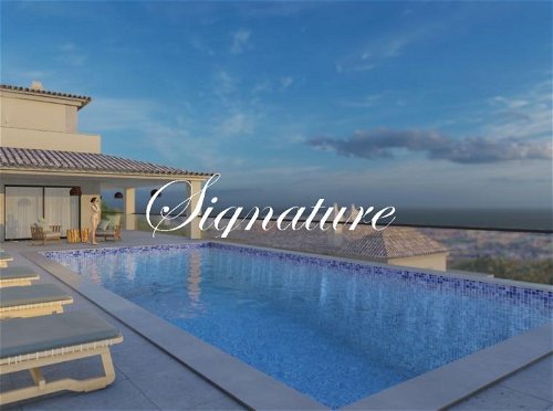 Large villa under construction, 6 bedroom, 6 en suite bathrooms, lift and a heated swimming pool with stunning sea views 233300691