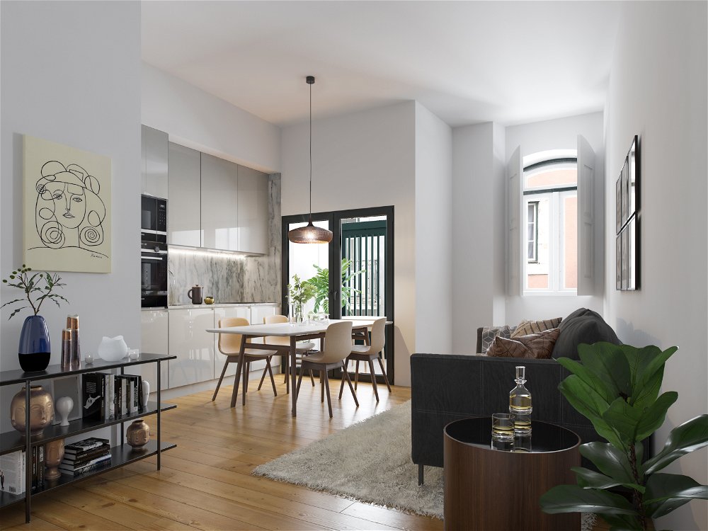 Apartment T0 +1 with terrace located in Misericórdia, Lisbon 1295867011
