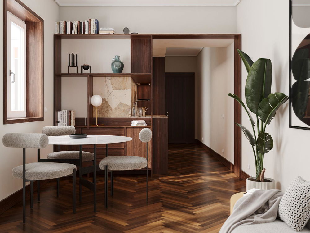 1 bedroom apartment with terrace located in Downtown Porto 1605553981