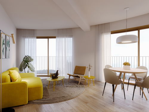1 bedroom apartment with balcony, in new development, Lisbon 3661048289
