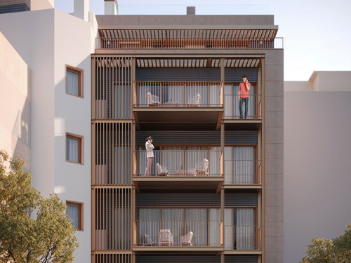 2 bedroom apartment with balcony and parking in new development, Lisbon 3274447008