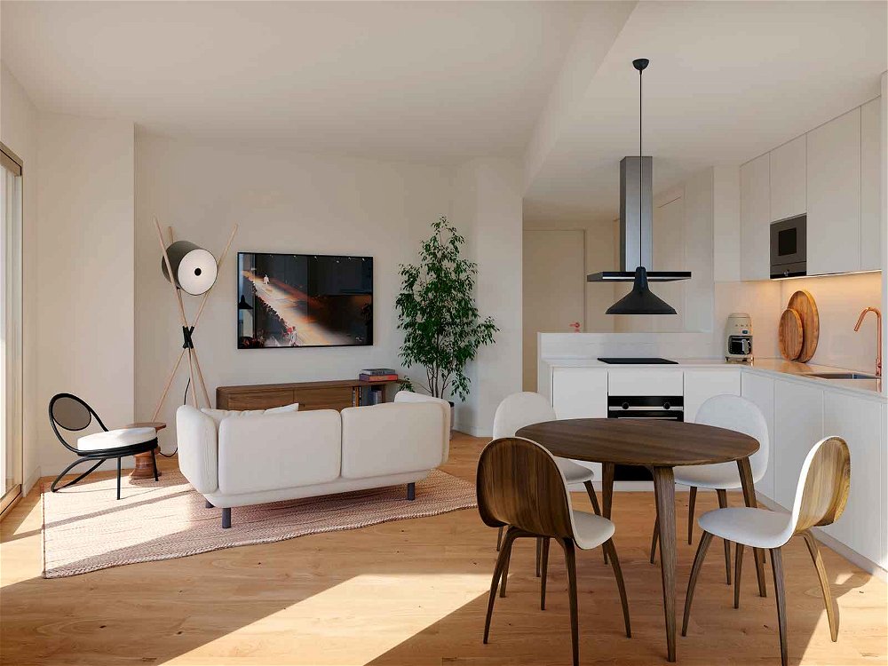 2 bedroom apartment with balcony and parking in new development, Lisbon 3284002031