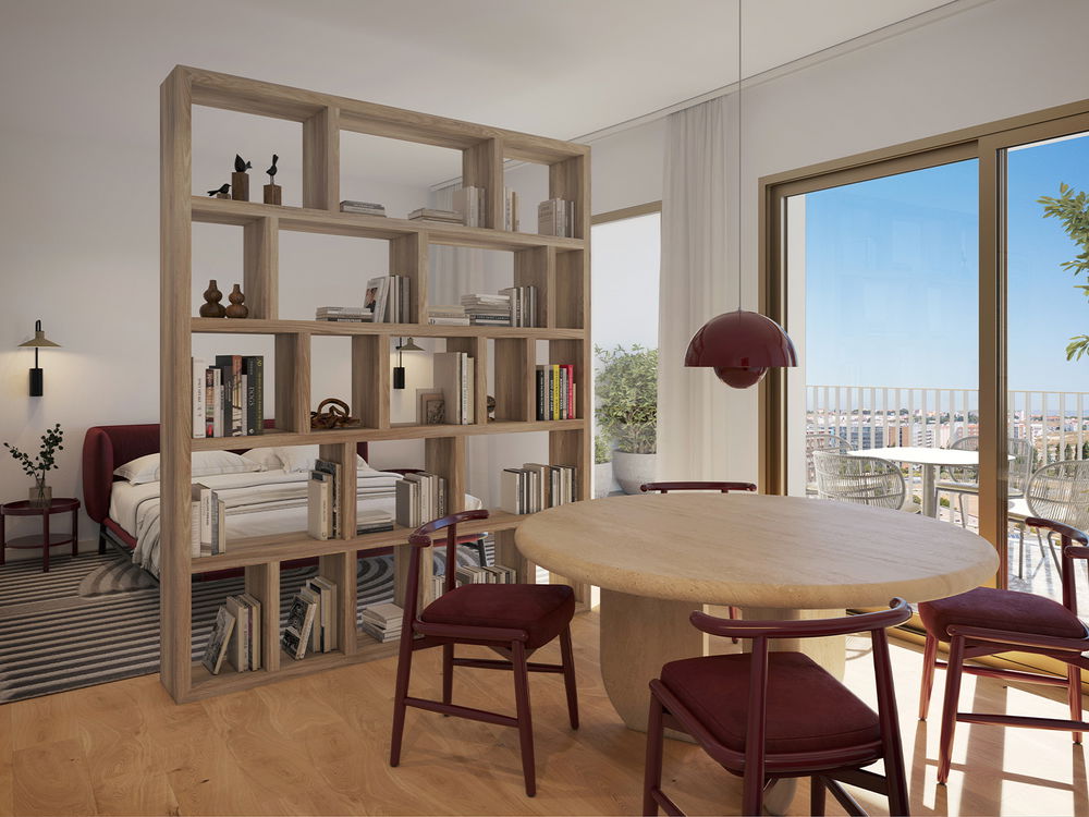 Studio with balcony and parking in new development, Lisbon 2293270244