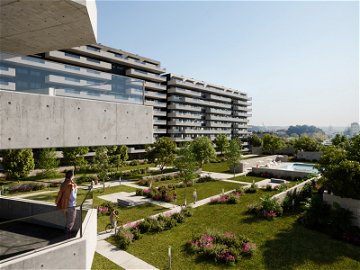 Penthouse 4 bedroom duplex with balcony in new development Matosinhos 1657045843