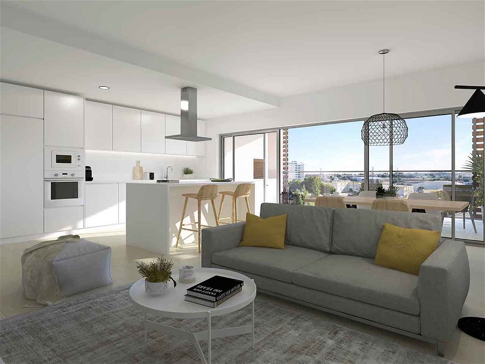 3 bedroom apartment with balcony in new development in the Algarve 6270297